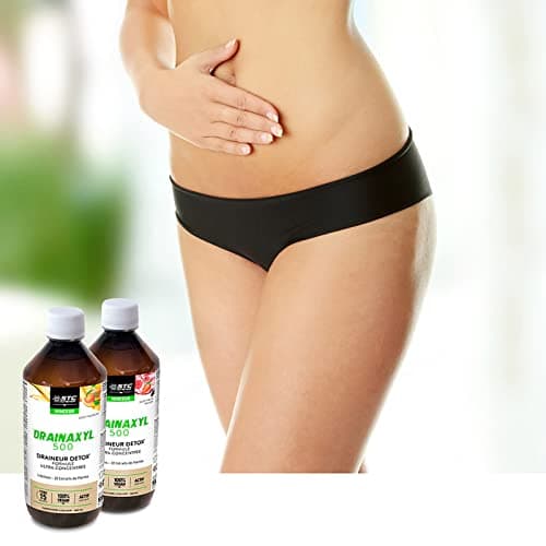 STC NUTRITION - Drainaxyl 500 - Draineur Detox aux extraits de plantes - Formule ultra concentrée - Cure de 15 j - Fruits Rouges - 500 ml