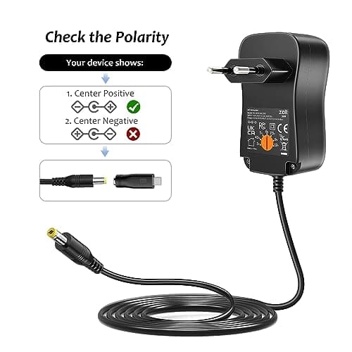 Zolt 36W Adaptateur Secteur Universel AC à DC 3V 4.5V 5V 6V 7.5V 9V 12V 3A Transformateur d'alimentation à Découpage avec 10 Connecteurs DC pour électroniques, 3000mA Max.