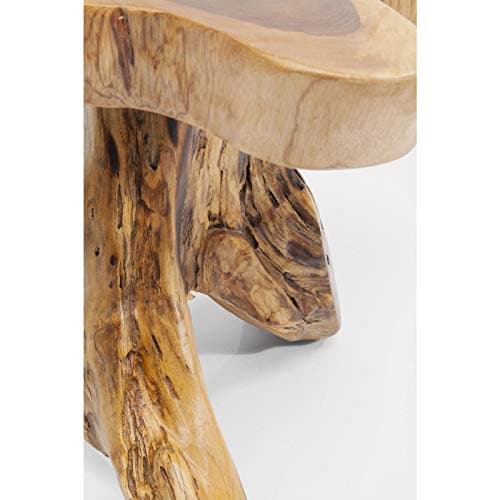 Kare Design Table d'appoint Tree, Nature-Marron, Bois Massif, Tronc d'Arbre, Style Rustique, Chaque Table Unique, Capacité de charge max 35kg, Décoration Chambre, Salon, Maison, 50x40x40 cm (H/L/P)