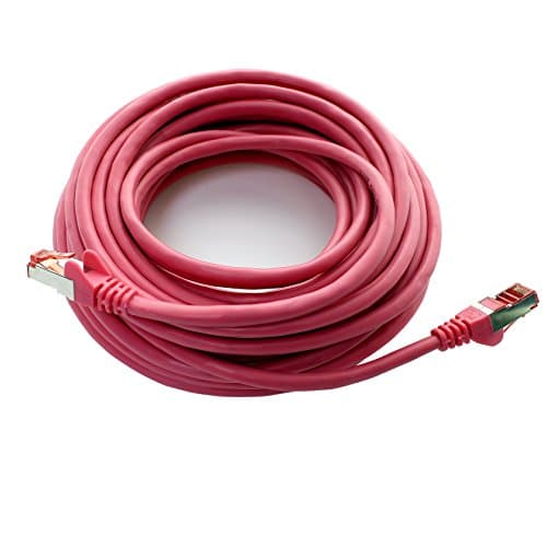 1aTTack.de 10x 1m - Câble patch câble réseau Cat 6 Cat6 RJ45 SFTP - magenta