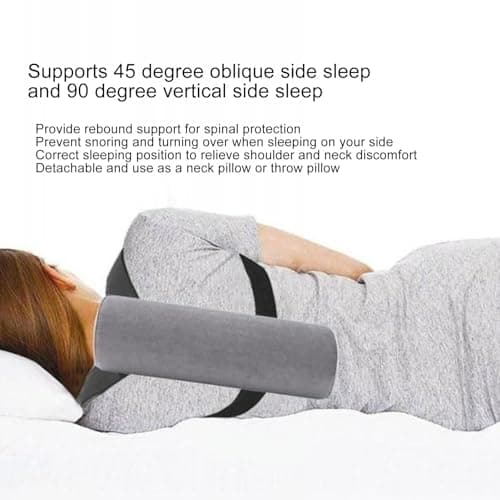 Sac à Dos de Couchage Latéral pour L'apnée du Sommeil, Oreillers Anti-ronflement, Position de Sommeil Latérale Anti-ronflement, Entraîneur pour la Position de Sommeil pour (S 40