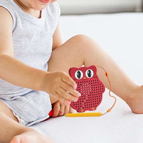 Planche à dessin pour, tableau magnétique pour - Tapis de dessin interactif rouge, jouets magnétiques | Tableau magnétique effaçable, ensemble de jeu éducatif, tablette magnétique réutilisable, jouet