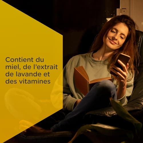 Zarbeil | Sirop Immunité Adultes Nuit (flacon de 120 ml) – Complément alimentaire à la vitamine D, biotine, extrait de lavande et miel – Soutien du système immunitaire et détente, à partir de 12 ans