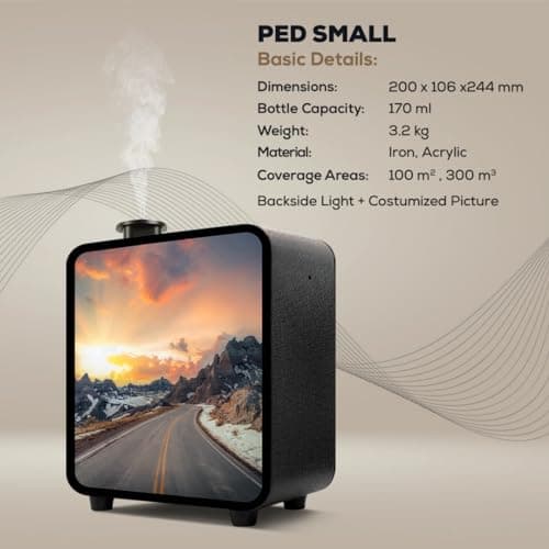 Dr Scent Picture LED Diffuser (PED) Fragrance Machine Black 150 (Small)
