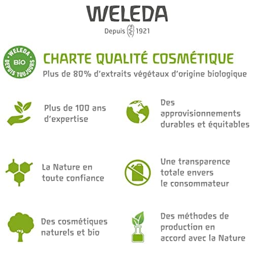 WELEDA - Lait nettoyant Confort Amande - Peaux sensibles, peaux réactives et peaux à tendance atopique - Texture douce et onctueuse - NATRUE - 75 ml