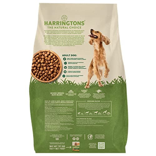 Harringtons Aliment Complet Riche en Agneau/Riz pour Chien 15 kg