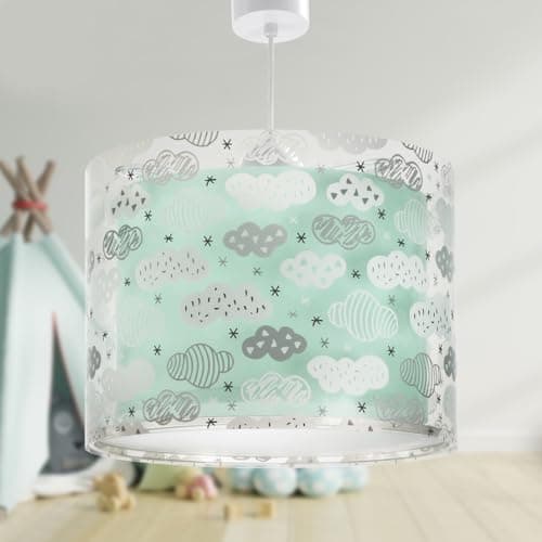 Dalber lampe suspension enfant Clouds Nuages Vert