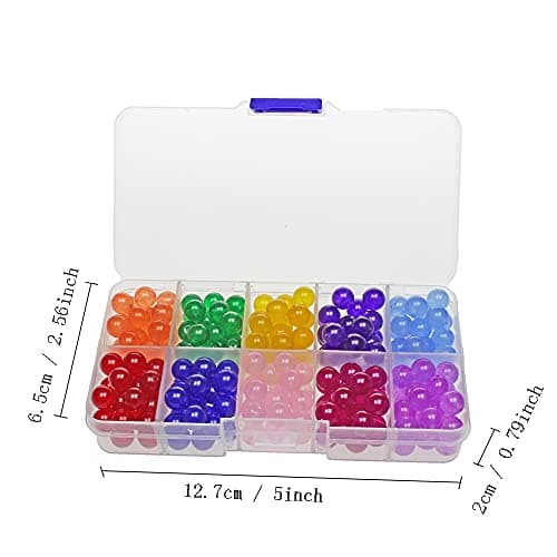 MJDCB 200pcs 8mm Pierre Perles Kit Rondes En Vrac Pierres Semi Précieuses 10 Couleurs Jade pour Bracelet Collier Fabrication de Bijoux