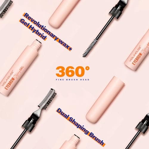 VIOLA HOUSE Gel Sourcils Transparent Fixateur,Imperméable,Savon Transparent,Sourcils Apprivoisés & Définis.27g/0.95oz