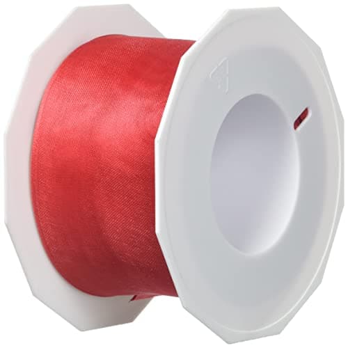 PRÄSENT C.E. Pattberg GmbH & Co. KG 4-Seasons Ruban en Organza Rouge 60 mm 25 m