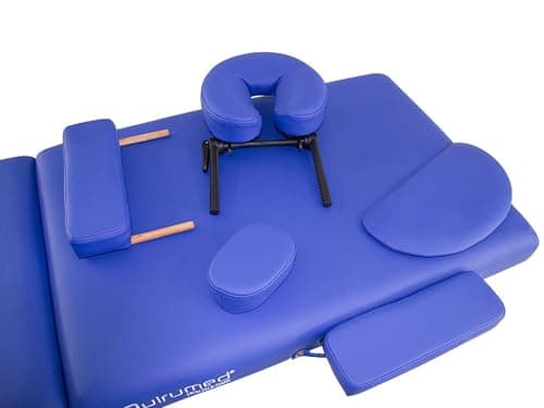 Table de Massage Pliante QUIRUMED Elite Aluminium, 186 x 66 cm, Couleur Noir, Table de Massage, Similicuir, Revêtement Haute densité, Léger, Réglable en Hauteur, Réglable en Hauteur
