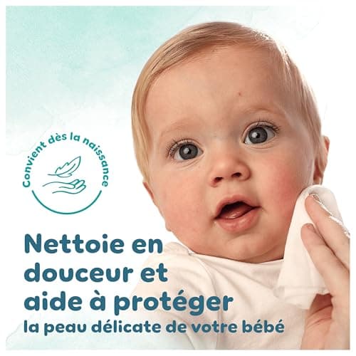 Pampers Harmonie Aqua, 1152 Lingettes pour Bébé (24x48), Sans Plastique, Certifié OEKO-TEX, Protection De La Peau Délicate Avec 99% D’Eau, Aide à restaurer le pH naturel de la peau