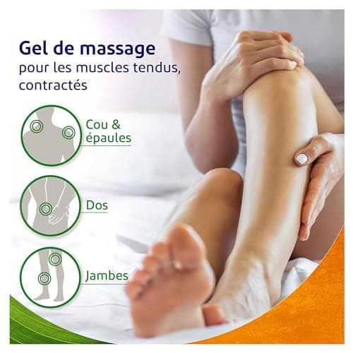 Voltanatura Gel de Massage à base de plantes Bio, Apaise et Relaxe les tensions musculaires 50ml