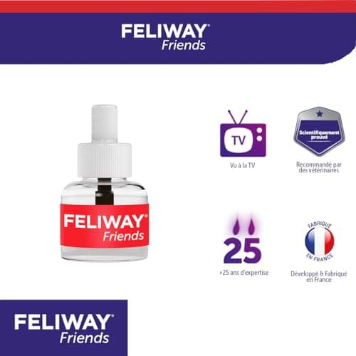 FELIWAY Friends – Anti Conflit pour Chat - Recharge 48 ml