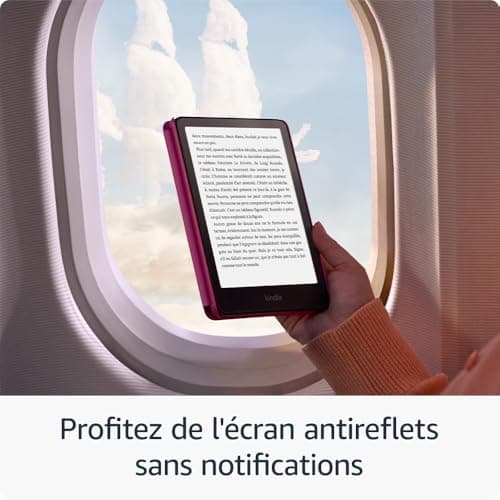 Nouvel Amazon Kindle Paperwhite (16 Go) | Notre modèle le plus rapide avec un nouvel écran antireflets de 7" et une autonomie de plusieurs semaines | Sans publicités | Noir