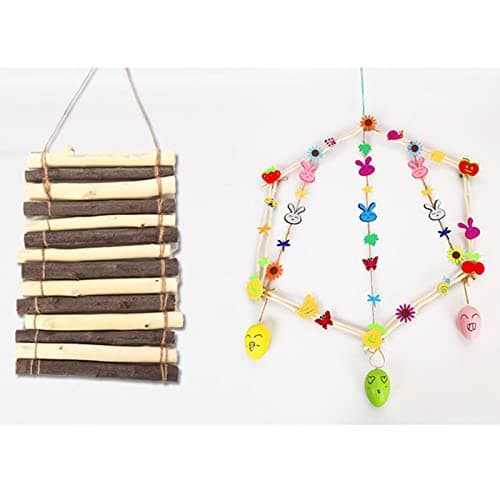 oshhni 7X Bois Flotté Bâtons Journal Rustique Artisanat Brindille Remplisseur de
