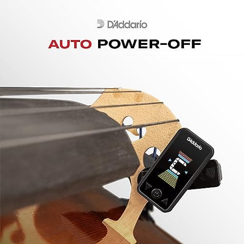 D'addario Accordeur de Guitare - PW-CT-17BK Éclipse - Accordeur Guitare à Pince, Noir