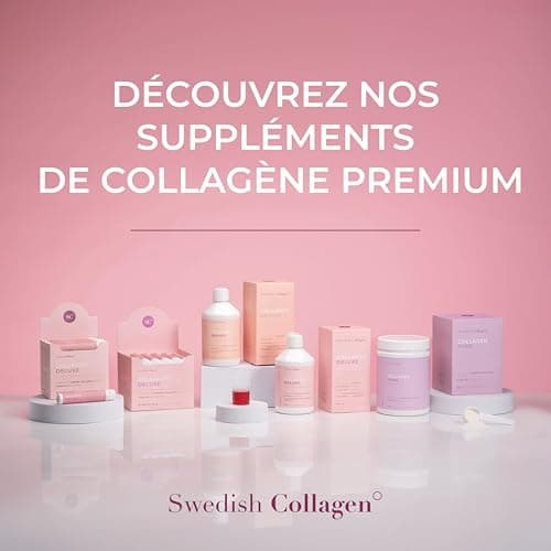 Collagen Deluxe 500 ml de collagène liquide | 12 500 mg de collagène marin, avec de l'acide hyaluronique, des vitamines et des minéraux pour les cheveux, la peau et les ongles.