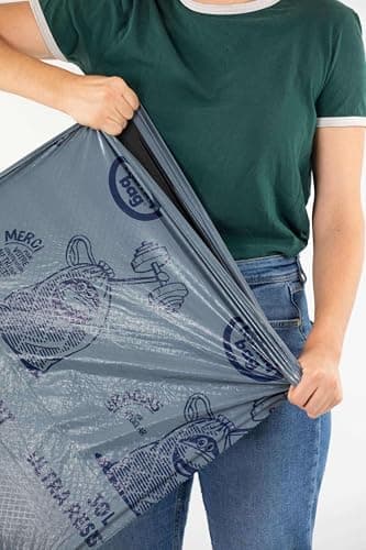 Handy Bag - Sacs poubelle à poignées coulissantes Ultra Résistant 50L x 10 sacs - Ultra Protection : trame et film triple épaisseur - Fond anti-fuite - Étanchéité maximale - 100% plastique recyclé