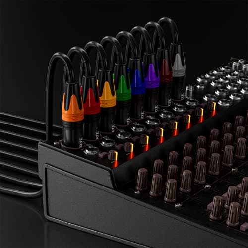 EBXYA Câble XLR câble de microphone 2M 10 Pack Premium 3 broches XLR équilibré mâle à femelle câble micro câble DMX XLR cordons de raccordement