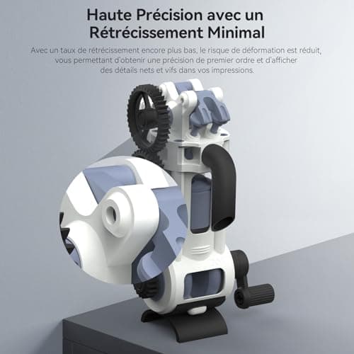 ANYCUBIC ABS-Like Resin Pro 2 pour Imprimante 3D LCD, Haute Précision et Faible Odeur, Résine Photopolymère UV 405nm, Compatible LCD/DLP (Gris, 1kg)