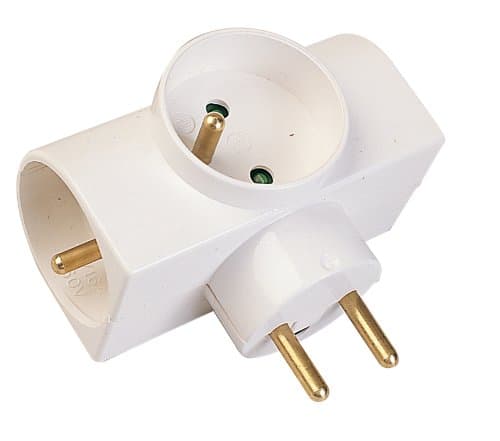 Gefotech Multiprises Triplite latérale, 3 Prises 16A + Terre