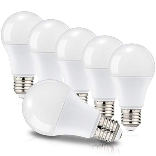 Szzilian Lot de 6 Ampoules LED E27 A60 Equivalent à incandescence 60W, Culot Edison à vis, 6000K Blanc Froid, 820 Lm, 220-240V, Non-Dimmable