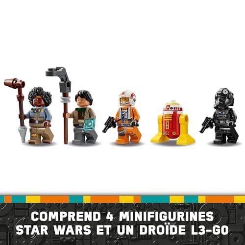 LEGO Star Wars TIE Fighter et X-Wing à Combiner - Idée Cadeau pour Garçons, Filles et Fans dès 9 Ans - Chasseurs à Construire et à Collectionner pour Les Enfants - Véhicules Personnalisables 75393