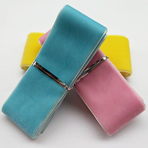Chenkou Craft - Lot de rubans de velours de 18,3 m, largeur de 40 m, 20 couleurs en vrac