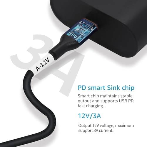 DSD TECH MagicConn SH-CP12A Câble d'alimentation USB Type C vers DC