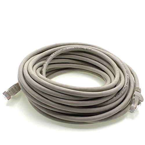 1aTTack.de 1m - gris - 5 pièces - (PACK) - Câble réseau LAN Ethernet CAT.6 CAT6 Câble patch 1000 Mbit/s