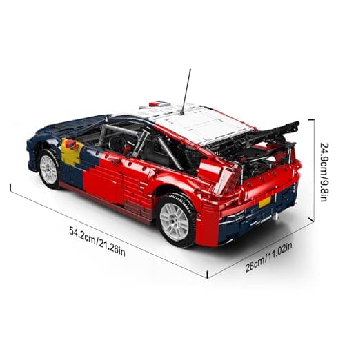 Mould King 13187 - Modèle de voiture de sport technique - 4606 pièces - Version statique - Voiture de course - Kit de construction de voiture comme jouet/cadeau/objets de collection