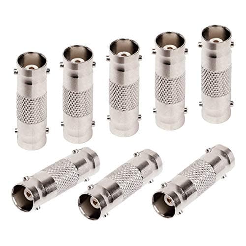 AvoDovA Lot de 20 BNC Femelle à Femelle Connecteur, Connecteur Adaptateur BNC, Adaptateur Connecteur Droit