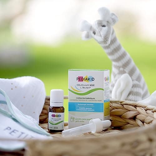 PEDIAKID - Colicillus® Bébé - Suspension Huileuse à base de Lactobacillus Rhamnosus GG - Teneur Garantie 1 Milliard par Prise - Réduit les Contractions Abdominales - Goût Neutre -Flacon Compte-Gouttes