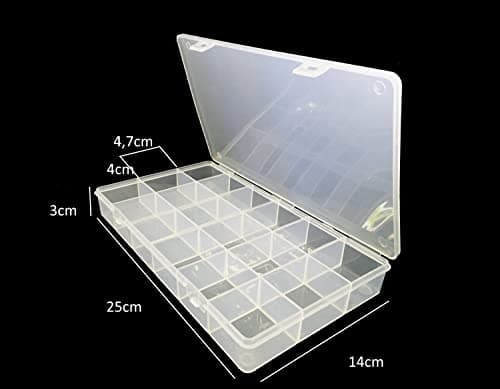 Preciosa Ornela Lot de 81 000 perles de rocaille en verre tchèque 11/0 sur plusieurs brins 18 couleurs avec boîte de perles
