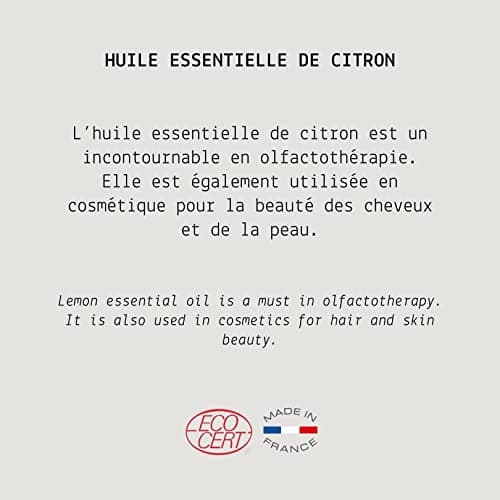 MY COSMETIK - Huile Essentielle de Citron BIO AB - Issue de l'agriculture Biologique - Chémotypées HEBBD/HECT - 100% pure et naturelle - Certifié ECOCERT - Fabriqué en France - 30 ml