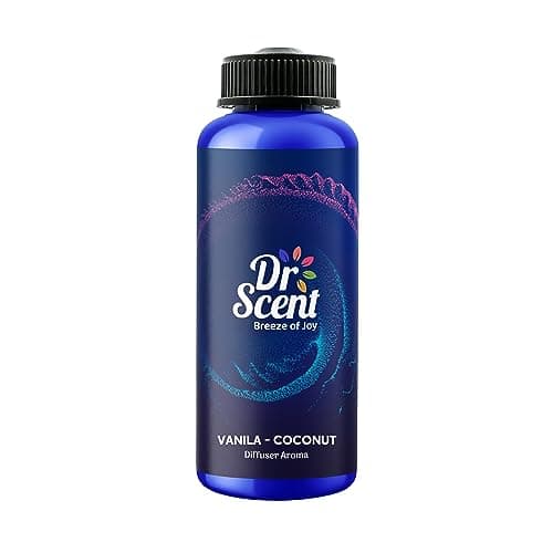 Dr Scent Diffuser Aroma Vanilla Coconut - Transform Your Space into a Tropical Oasis of Relaxation and Bliss (500ml)