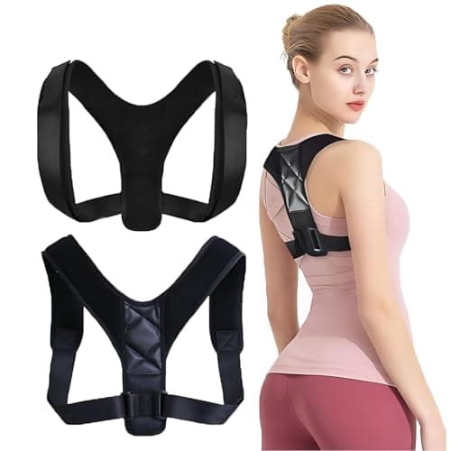 AEIOPRS 1 pcs Correcteur de Posture Respirant Réglable et Efficace Pour une Vie Sans Douleurs Dorsales Idéal pour Hommes et Femmes Redresseur de Dos pour un Maintien Optimal