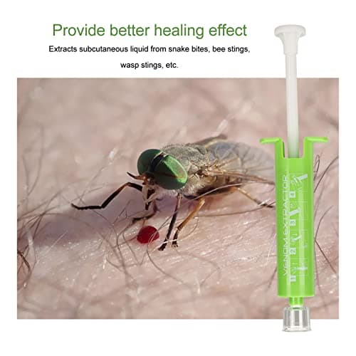 Kit de Bite Sucker,Bug Bite Healer Extracteur de Venin Sous Vide,Soulagement des Démangeaisons pour les Piqûres D'abeilles,Outil Outil de sécurité de Premier Secours de Morsure Sous Vide à Pression