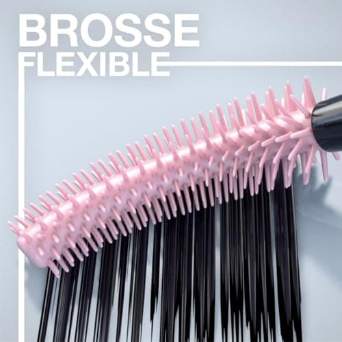 Maybelline New York - Mascara Volume et Longueur Waterproof - Sky High Waterproof – Teinte : Very Black, 7,2 ml
