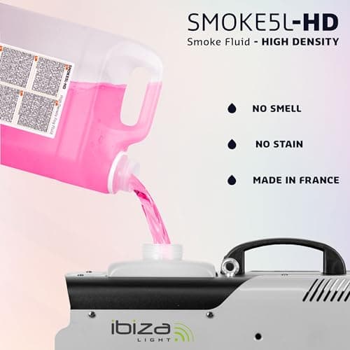 Ibiza - SMOKE5L-HD - Liquide pour machine à fumée à haute densité - 5 litres
