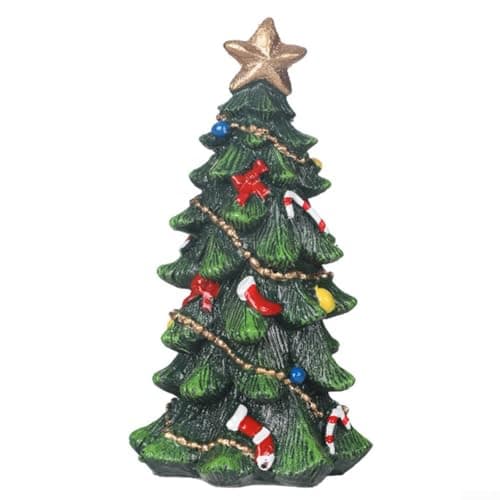 Décoration de sapin de Noël miniature unique en résine (13 cm)
