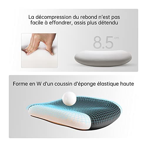 SIHOO Chaise de Bureau, Siege de Bureau Ergonomique avec Support Lombaire et accoudoir réglable, Fauteuil de Bureau d'une capacité maximale de 150 kg