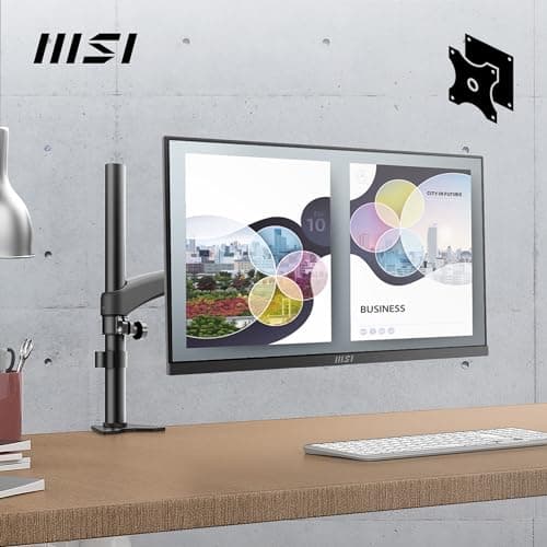 MSI Pro MP252 écran bureautique Full HD 24,5" - Dalle IPS 1920 x 1080, 100 Hz, écran respectueux des Yeux, Haut-parleurs intégrés, réglable en Inclinaison - HDMI 2.0b, DisplayPort 1.4a