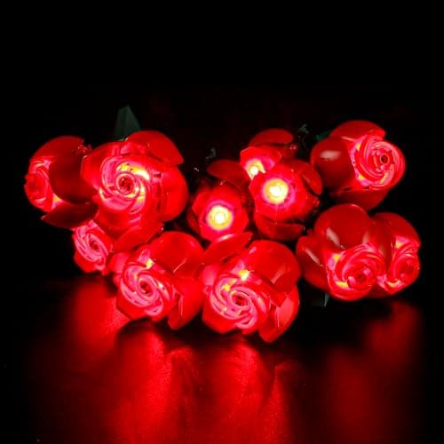 BRIKSMAX Kit d’éclairage à LED pour Lego Icons Le Bouquet de Roses - Compatible with Lego 10328 Blocs de Construction Modèle- Pas inclure l’Ensemble Lego