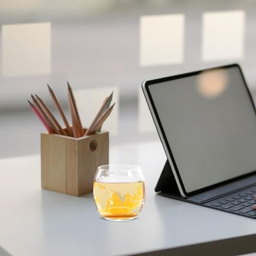 DOITOOL Lot de 2 verres à whisky en verre transparent pour carte du monde - Pour le vin, le whisky, le bar à la maison