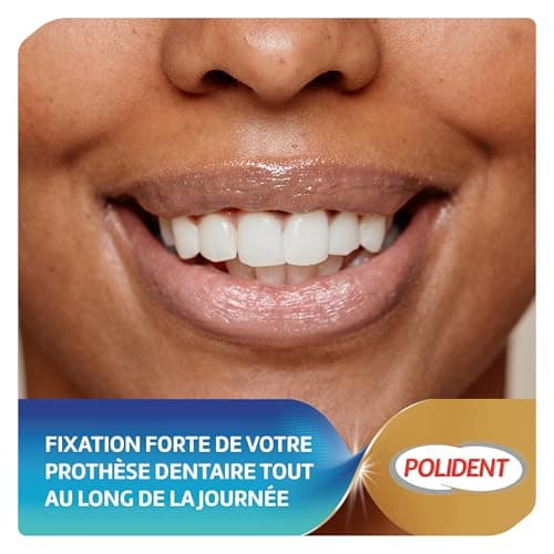 Polident Crème Fixative pour Prothèses Dentaires Partielles/Complètes Soin & Tolérance 77 g