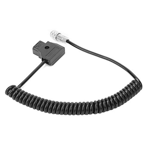 Cordon d'alimentation de la caméra, câble CC à 4K 2 Broches Pièces de Rechange pour caméra Blackmagic Pocket Cinema 4K / Gold Mount V Mount Battery P Tap