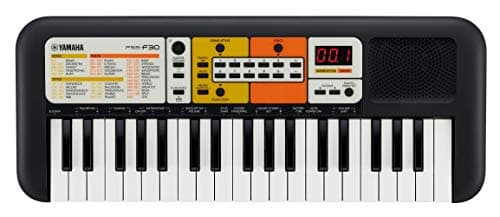 Yamaha PSS-F30 – Clavier Mini Touches – Clavier d'initiation léger et portable pour enfants et débutants – Avec mini touches et sonorités d'instruments intégrées – Noir