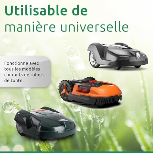 ECENCE Câble Robot Tondeuse Compatible avec Tous Les Robots faucheurs Courants 150m de Longueur, Fil peripherique Robot Tondeuse Ø 3,4mm Section de conducteur de 1,17mm